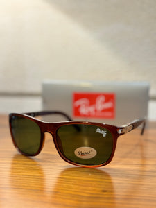 Kaptaan Persol Classic Eyeglasses - Brown