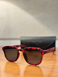 Poppy Red Tortoise Sunglasses Glasses - Unisex